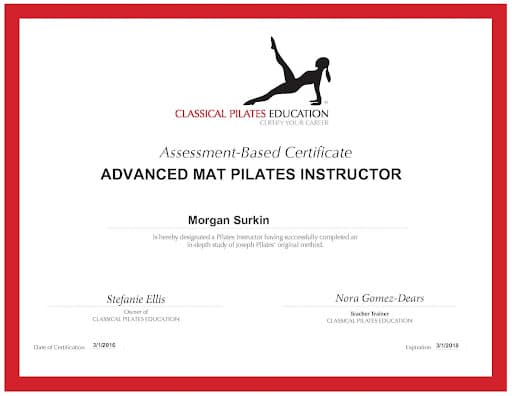 Certifikovaný inštruktor pilatesu